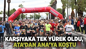 Karşıyaka tek yürek oldu, Ata’dan Ana’ya koştu