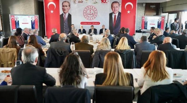 Milli Eğitim Bakanı Tekin, azınlık okulları temsilcileriyle buluştu