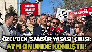 Özel'den 'sansür yasası' çıkışı: AYM önünde konuştu!