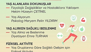 Sağlıkla yaş almanın sırları bu seminerlerde