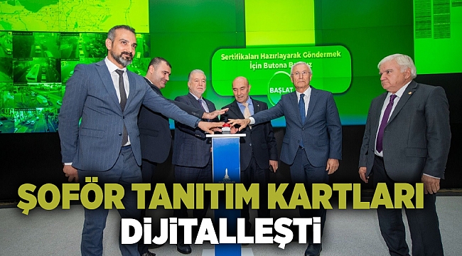 Şoför tanıtım kartları dijitalleşti