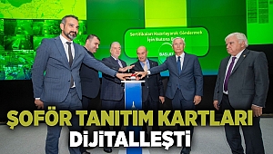 Şoför tanıtım kartları dijitalleşti