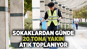 Sokaklardan günde 20 tona yakın atık toplanıyor