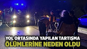 Yol ortasında yapılan tartışma ölümlerine neden oldu