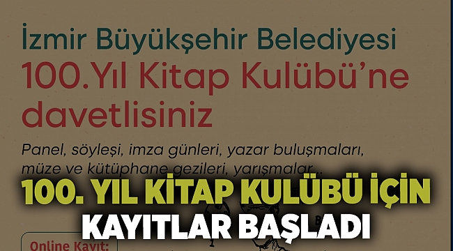 100. Yıl Kitap Kulübü için kayıtlar başladı