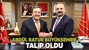 Abdül Batur Büyükşehir'e talip oldu