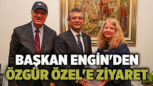 Başkan Engin'den Özgür Özel'e ziyaret