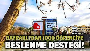 Bayraklı'dan 1000 öğrenciye beslenme desteği!