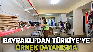 Bayraklı’dan Türkiye’ye örnek dayanışma