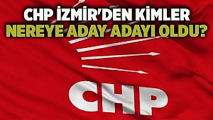 CHP İzmir'den kimler nereye aday adayı oldu?