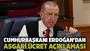 Cumhurbaşkanı Erdoğan'dan asgari ücret açıklaması