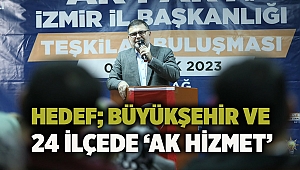 Hedef; Büyükşehir ve 24 ilçede ‘AK hizmet’