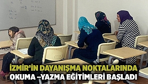 İzmir’in dayanışma noktalarında okuma –yazma eğitimleri başladı