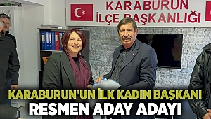 Karaburun’un İlk Kadın Başkanı Resmen Aday Adayı