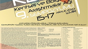 Kentsel ve Bölgesel Araştırmalar Ağı Sempozyumu “afet” temasıyla düzenlenecek