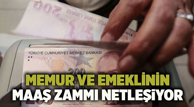 Memur ve emeklinin maaş zammı netleşiyor