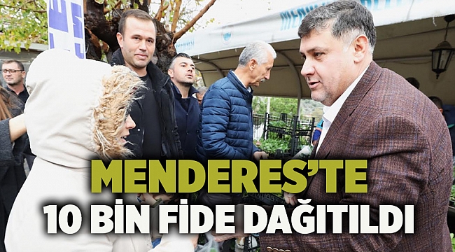 Menderes’te 10 bin fide dağıtıldı