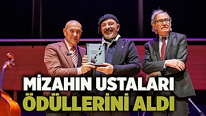 Mizahın ustaları ödüllerini aldı