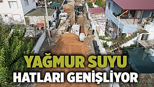 Yağmur suyu hatları genişliyor