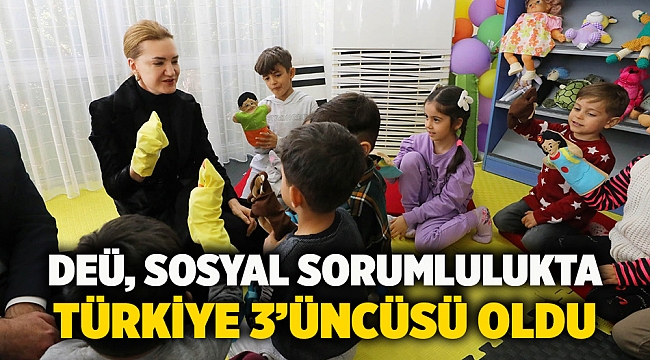 Deü, Sosyal Sorumlulukta Türkiye 3’üncüsü Oldu