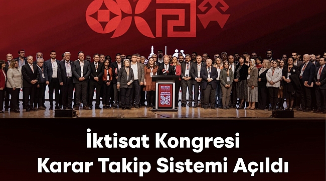 İktisat Kongresi Takip Sistemi yayında