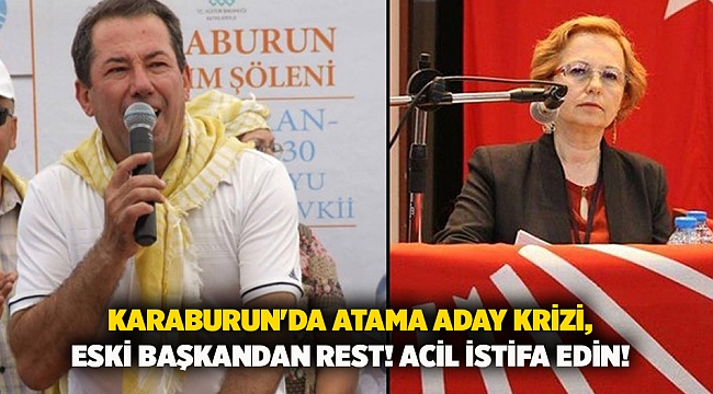 Karaburun'da atama aday krizi, eski başkandan rest! ACİL İSTİFA EDİN!