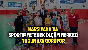 Karşıyaka Belediyesi Spor Merkezine yoğun ilgi 