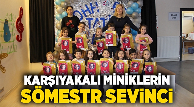 Karşıyakalı miniklerin sömestr sevinci