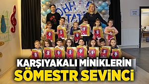 Karşıyakalı miniklerin sömestr sevinci