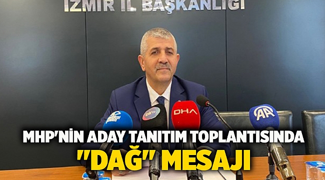 MHP'nin aday tanıtım toplantısında 