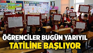 Öğrenciler bugün yarıyıl tatiline başlıyor