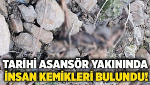 Tarihi Asansör yakınında insan kemikleri bulundu!