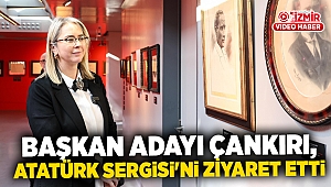 AK Parti Konak Belediye Başkan Adayı Ceyda Bölünmez Çankırı, Atatürk Sergisi'ni Ziyaret Etti