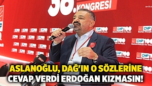 Aslanoğlu, dağ in o sözlerine cevap verdi ERDOĞAN KIZMASIN!