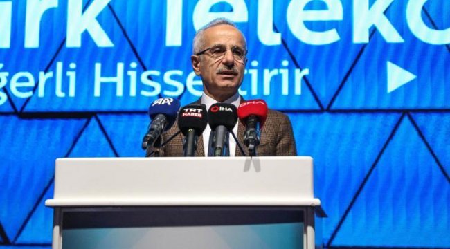 Bakan Uraloğlu açıkladı: Türkiye'yi telekomünikasyon merkezi haline getiriyoruz