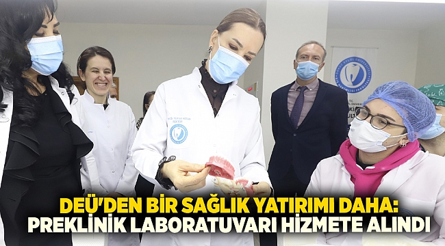 DEÜ'DEN BİR SAĞLIK YATIRIMI DAHA: PREKLİNİK LABORATUVARI HİZMETE ALINDI