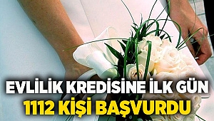 Evlilik kredisine ilk gün 1112 kişi başvurdu