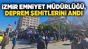 İzmir Emniyet Müdürlüğü, Deprem Şehitlerini andı