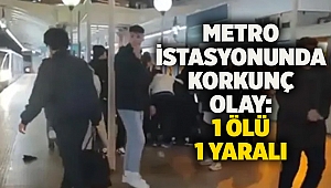 Metro İstasyonunda Korkunç Olay: 1 ölü 1 yaralı