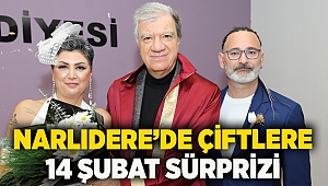 Narlıdere’de Çiftlere 14 Şubat Sürprizi