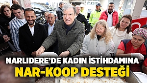 Narlıdere’de Kadın İstihdamına Nar-Koop Desteği