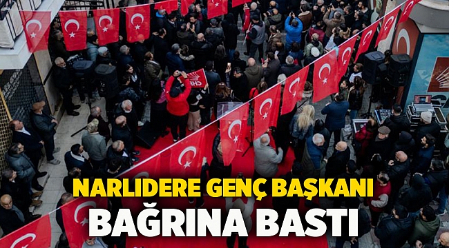 Narlıdere Genç Başkanı Bağrına Bastı