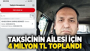 Öldürülen taksicinin ailesi için 4 Milyon TL toplandı