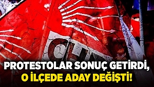 Protestolar sonuç getirdi, o ilçede aday değişti!