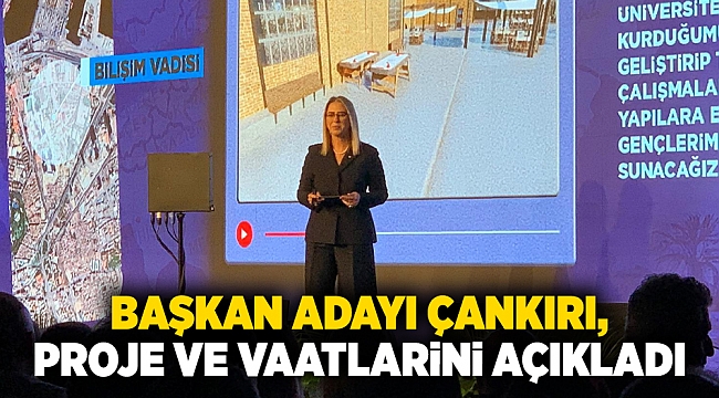 Başkan Adayı Çankırı proje ve vaatlerini açıkladı