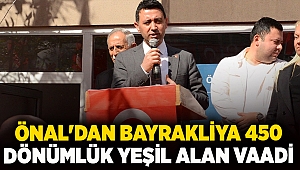 Önal'dan Bayraklı'ya 450 dönümlük yeşil alan vaadi