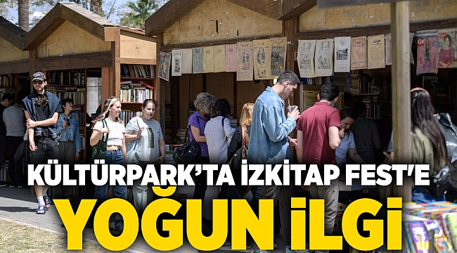 Kültürpark'ta İZKİTAP Fest'e yoğun ilgi