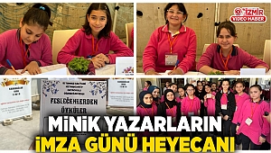 15 TEMMUZ ŞEHİTLERİ KIZ ANADOLU İMAM HATİP LİSESİ FEN VE SOSYAL BİLİMLER PROJE OKULU'NDA FESLEĞENLERDEN ÖYKÜLER KİTABININ İMZA GÜNÜ HEYECANI 