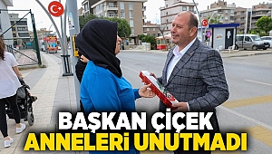 Başkan Çiçek Anneleri Unutmadı