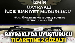 Bayraklı'da uyuşturucu ticaretine 2 gözaltı